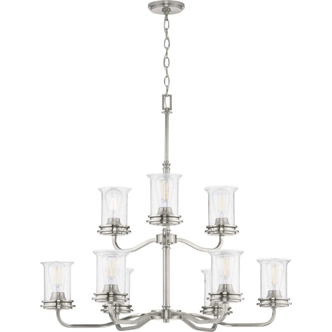 Progress Winslett P400208-009 Chandelier Light - Brushed Nickel