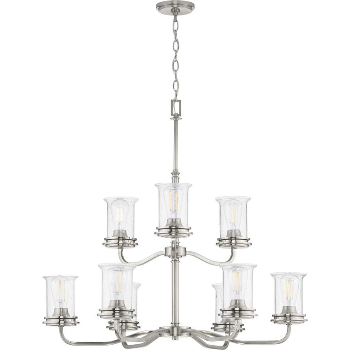 Progress Winslett P400208-009 Chandelier Light - Brushed Nickel