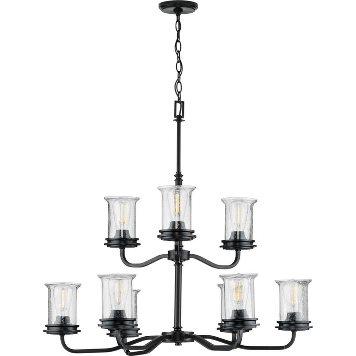 Progress Winslett P400208-031 Chandelier Light - Matte Black