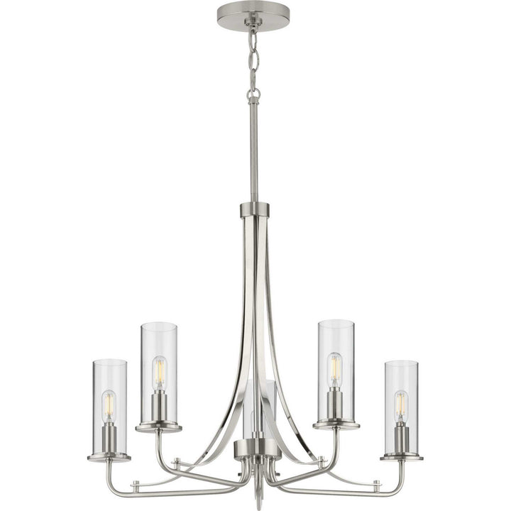 Progress Riley P400209-009 Chandelier Light - Brushed Nickel