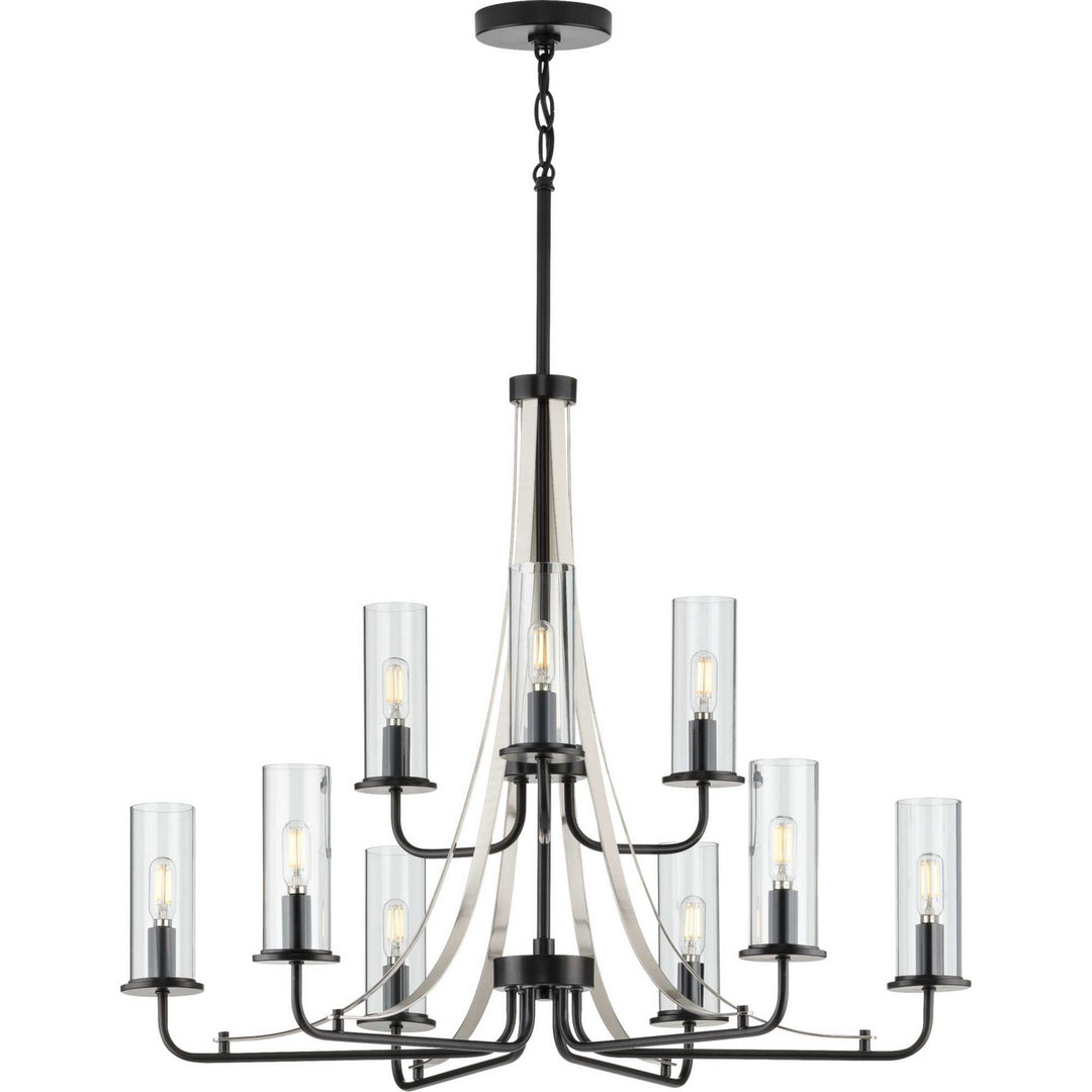 Progress Riley P400210-031 Chandelier Light - Black