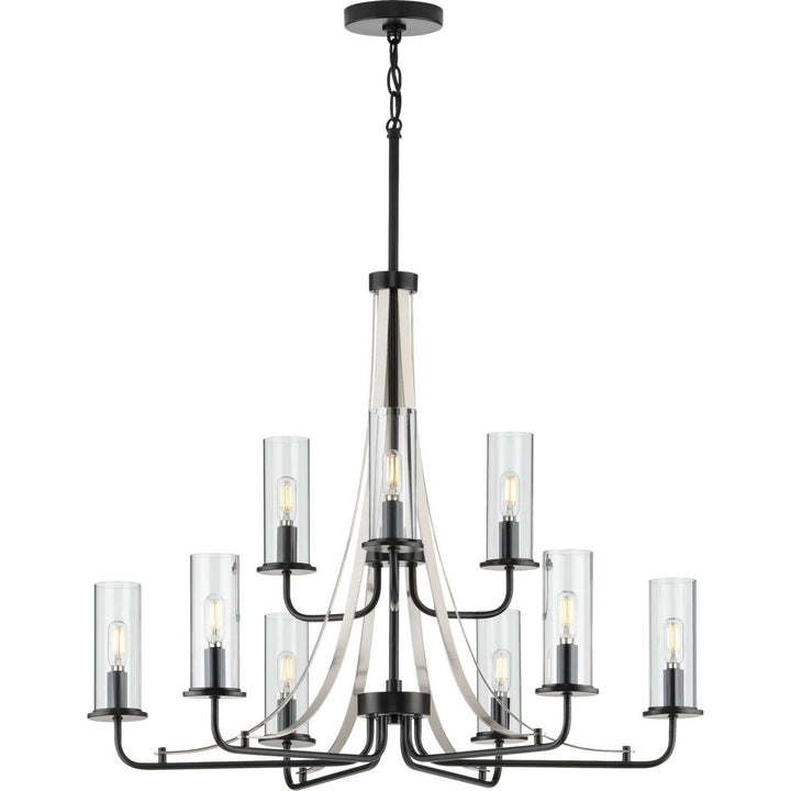 Progress Riley P400210-031 Chandelier Light - Black