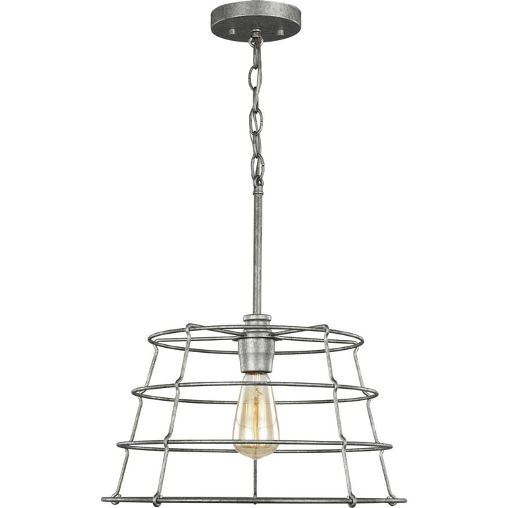 Progress Chambers P500282-141 Pendant Light - Galvanized Finish
