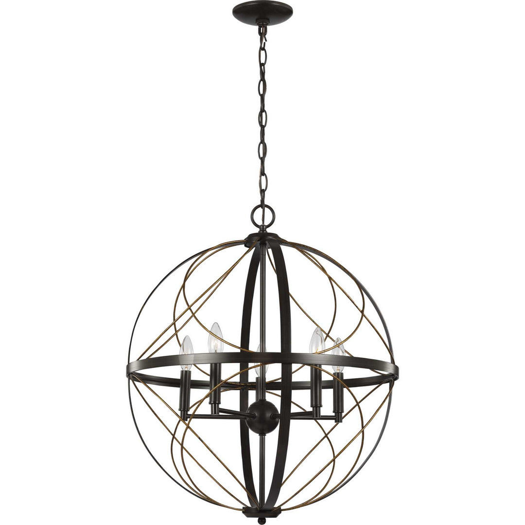 Progress Brandywine P500287-020 Chandelier Light - Antique Bronze