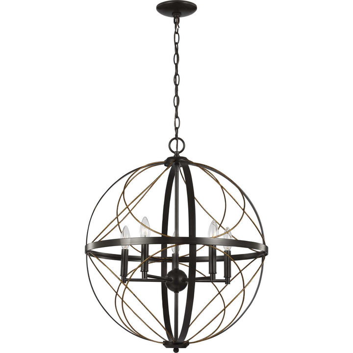 Progress Brandywine P500287-020 Chandelier Light - Antique Bronze