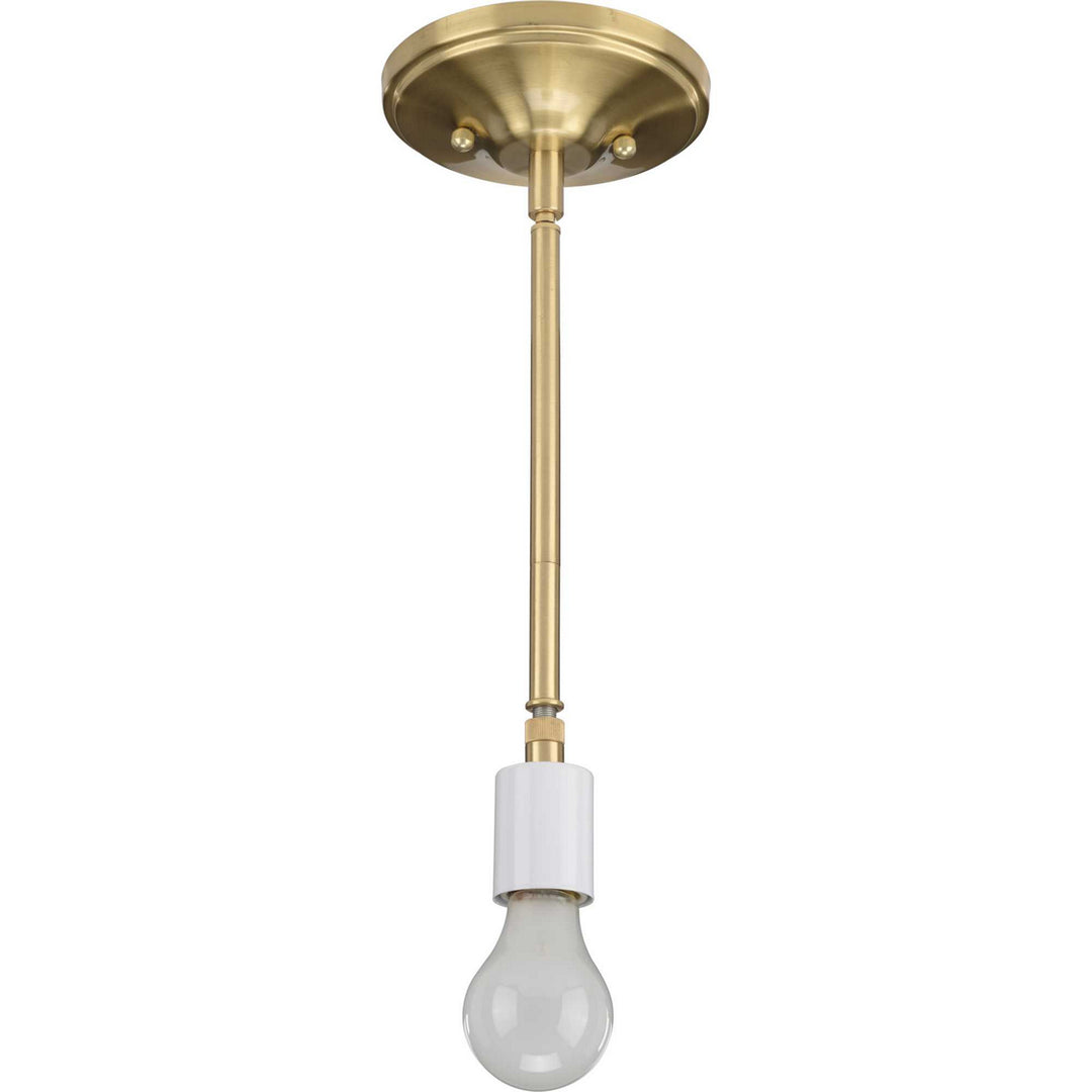 Progress Lighting P5198-12 Markor One Light Pendant Utility Light Brass