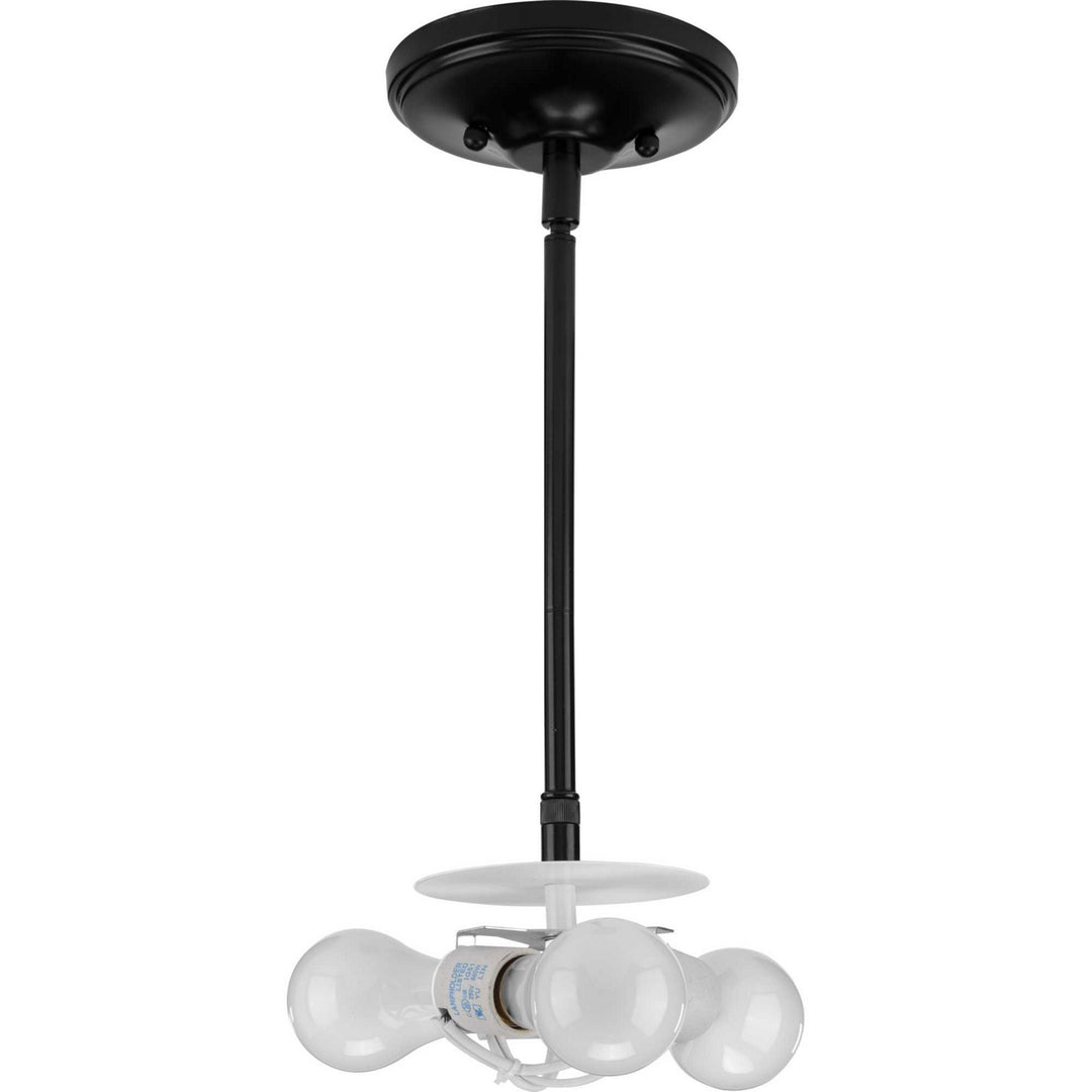 Progress Lighting P5199-31 Markor Three Light Pendant Utility Light Black