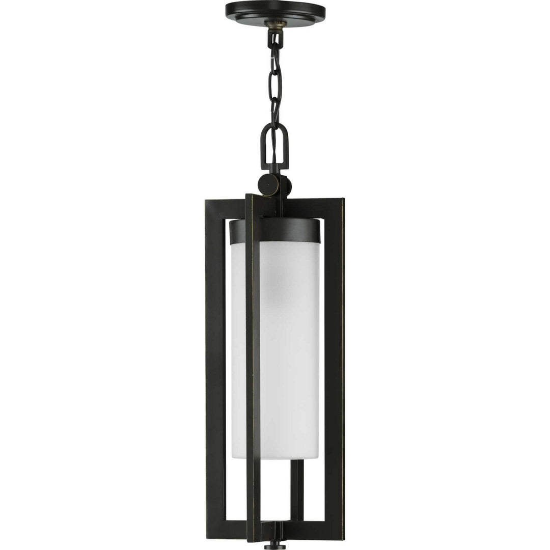 Progress Lighting P550044-108 Janssen One Light Hanging Lantern Outdoor Bronze / Dark