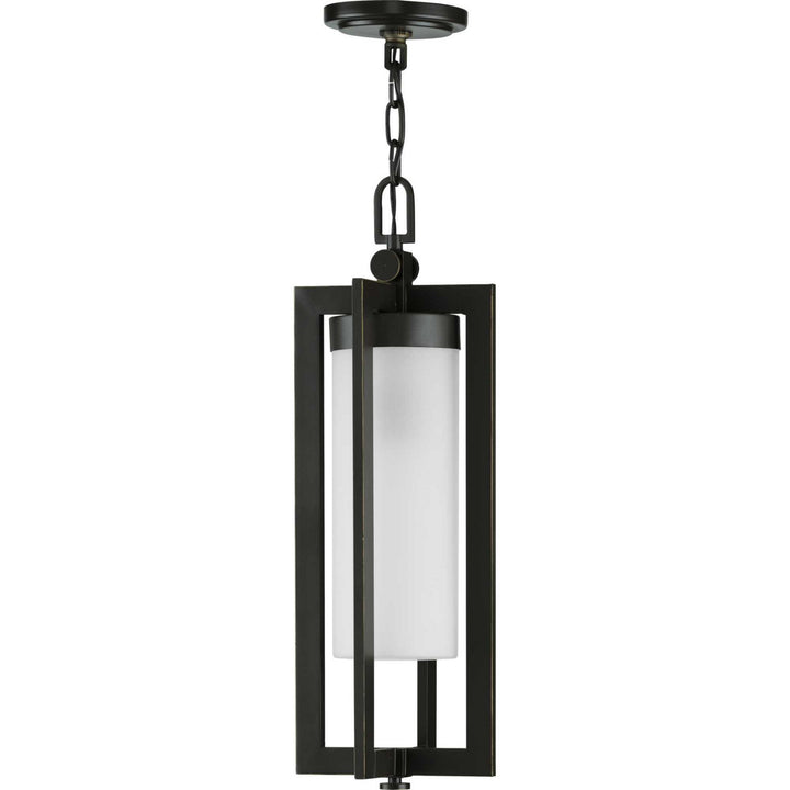 Progress Lighting P550044-108 Janssen One Light Hanging Lantern Outdoor Bronze / Dark
