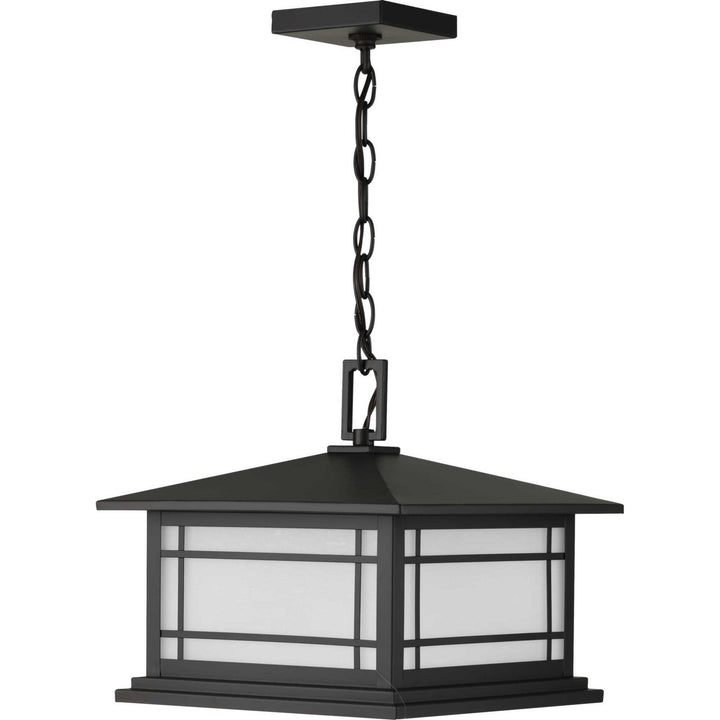 Progress Lighting P550055-020 Oakcliff One Light Hanging Lantern Outdoor Bronze / Dark