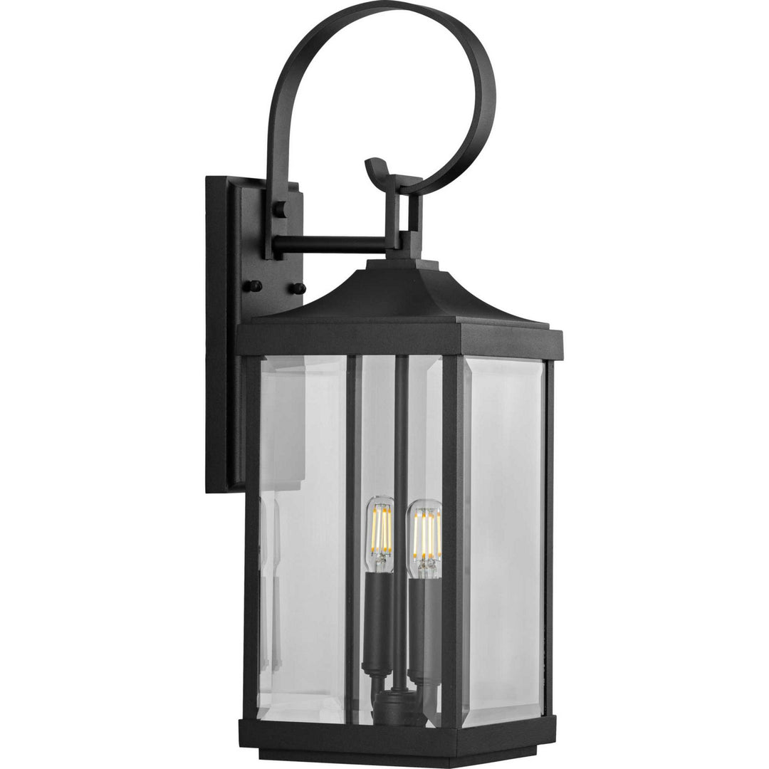 Progress Lighting P560022-031 Gibbes Street Two Light Wall Lantern Outdoor Black