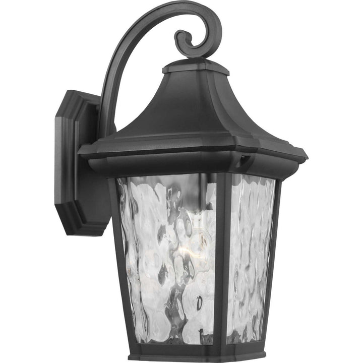 Progress Lighting P560172-031 Marquette One Light Wall Lantern Outdoor Black