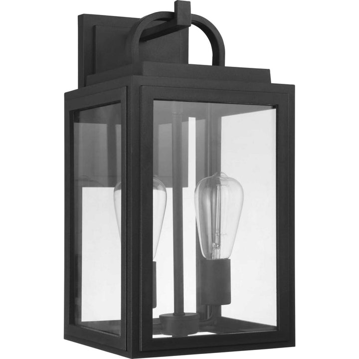 Progress Lighting P560176-031 Grandbury Two Light Wall Lantern Outdoor Black