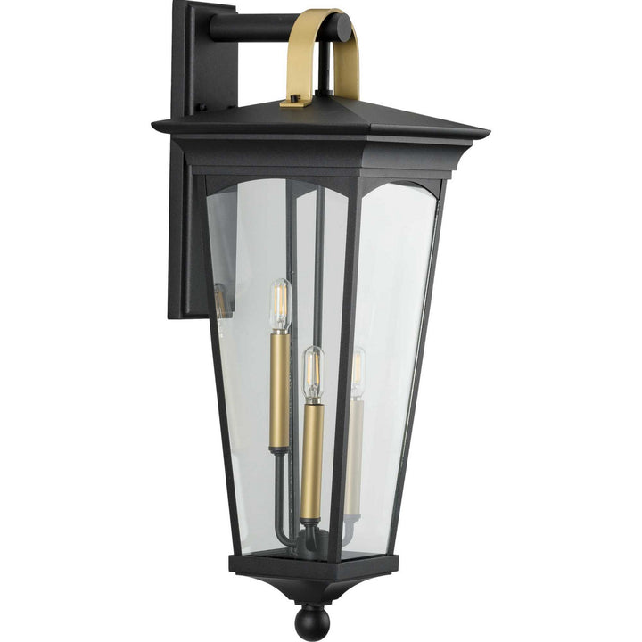Progress Lighting P560184-031 Chatsworth Three Light Wall Lantern Outdoor Black