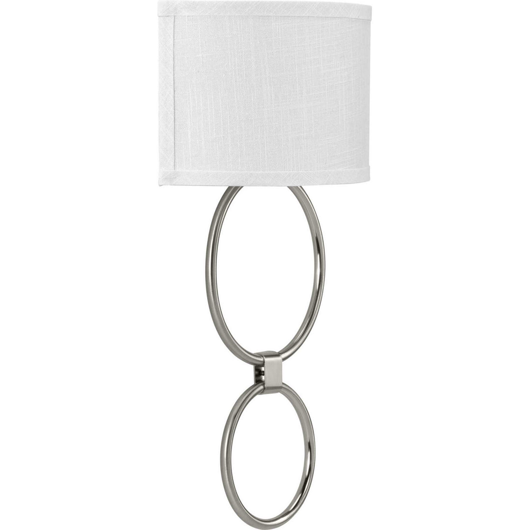 Progress LED Shaded Sconce P710058-009-30 Wall Light - Brushed Nickel