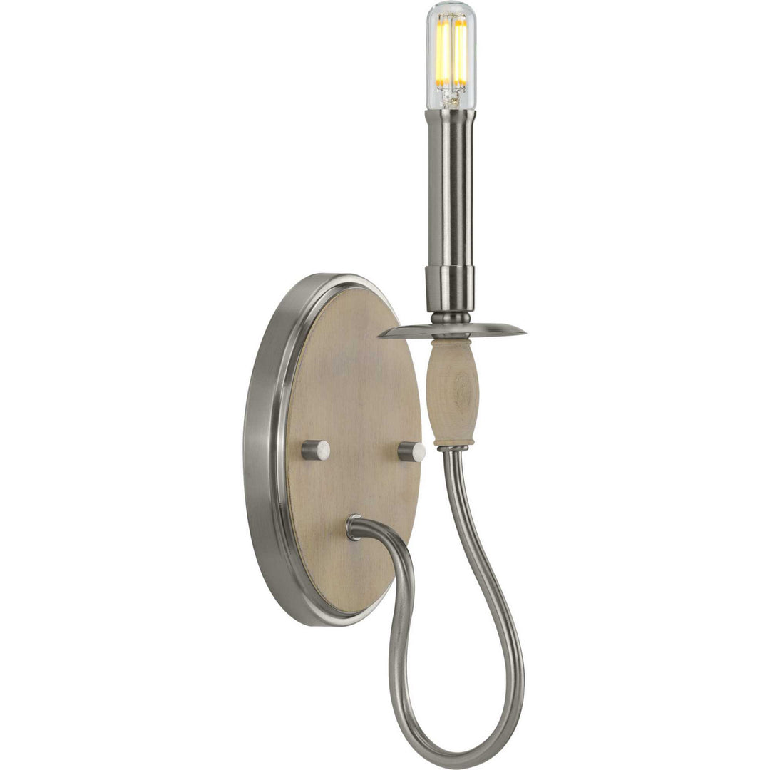 Progress Durrell P710074-009 Wall Light - Brushed Nickel