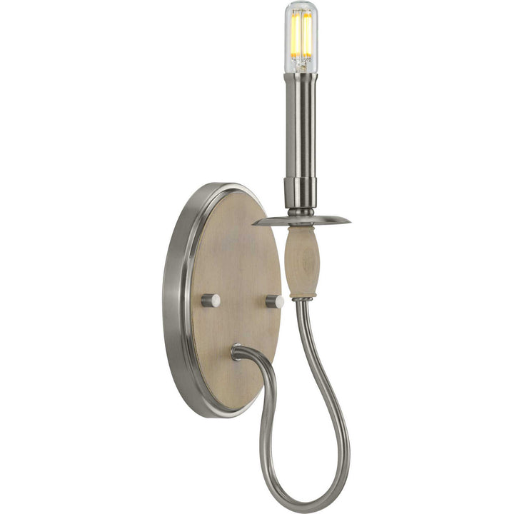 Progress Durrell P710074-009 Wall Light - Brushed Nickel