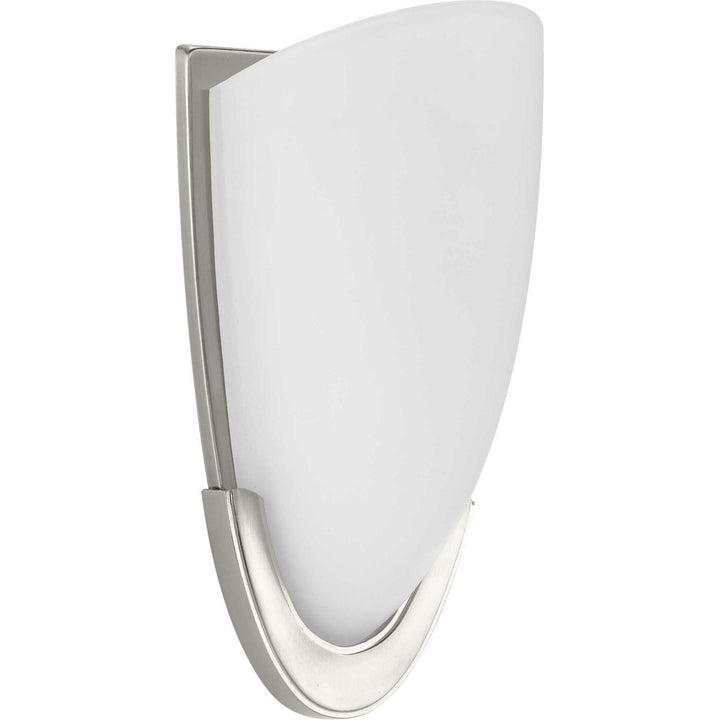 Progress LED Etched Glass Sconce P710079-009-30 Wall Light - Brushed Nickel