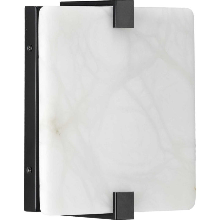Progress Led Alabaster Stone P710081-031-30 Wall Light - Black