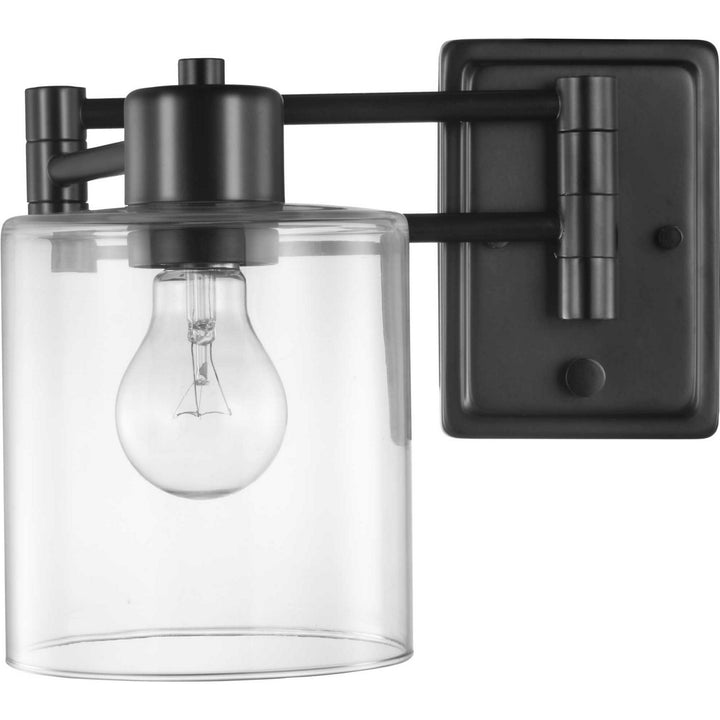 Progress Lighting P710086-031 Milner One Light Swing Arm Wall Lamp Lamp Black