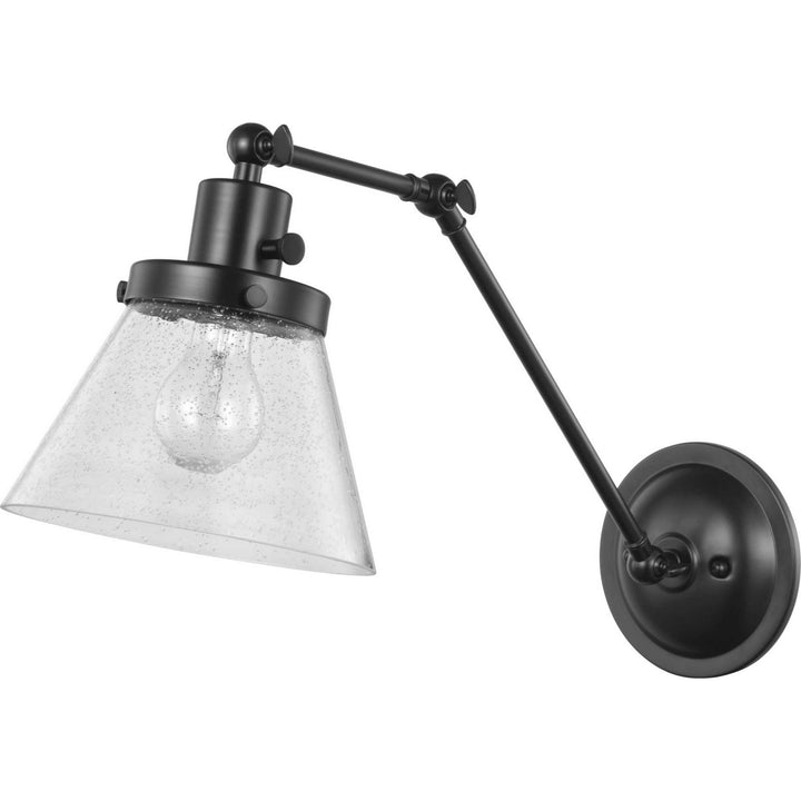 Progress Lighting P710094-031 Hinton One Light Swing Arm Wall Lamp Lamp Black