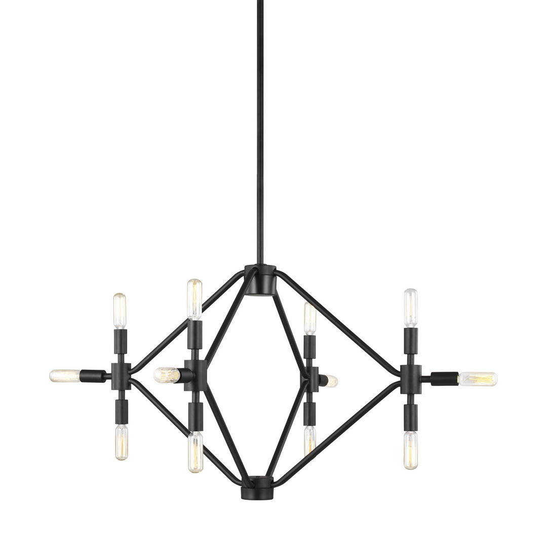 Visual Comfort Studio Wyn 5106712-112 Chandelier Light - Midnight Black