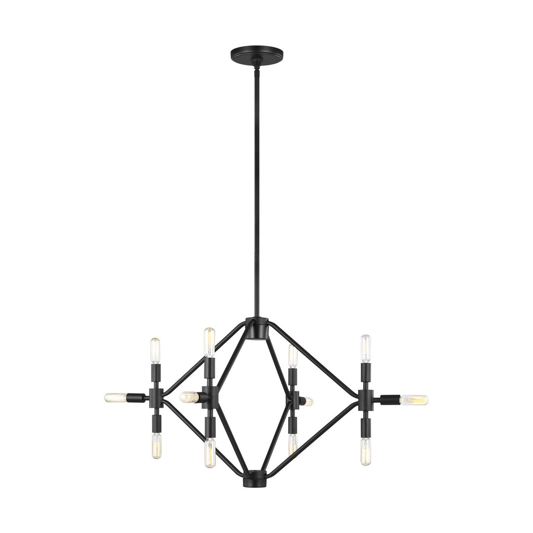 Visual Comfort Studio Wyn 5106712-112 Chandelier Light - Midnight Black