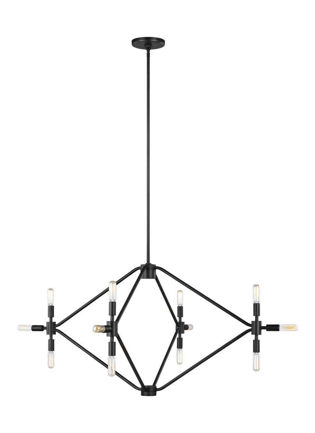 Visual Comfort Studio Wyn 5206712EN-112 Chandelier Light - Midnight Black