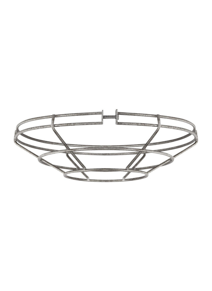 Visual Comfort Studio 95374-57 Barn Light Cage Lamp Shade Pewter, Nickel, Silver