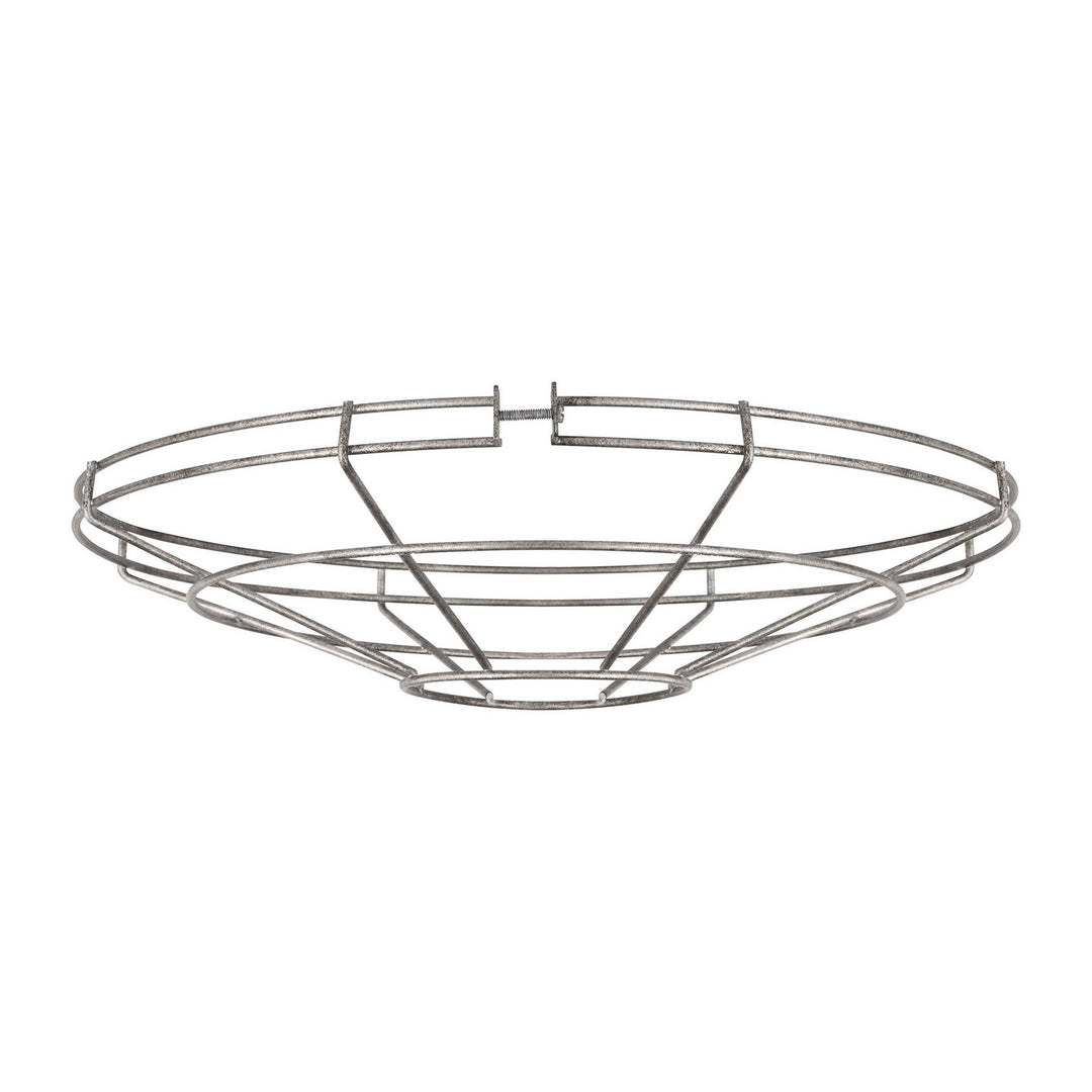 Visual Comfort Studio 97374-57 Barn Light Cage Outdoor Pewter, Nickel, Silver