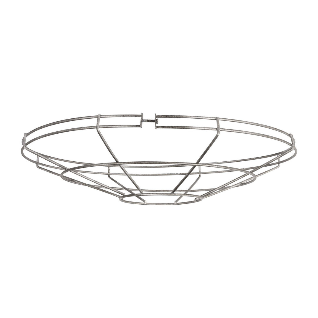 Visual Comfort Studio 98374-57 Barn Light Cage Outdoor Pewter, Nickel, Silver