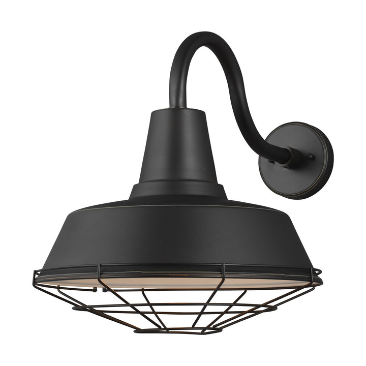 Visual Comfort Studio 98374-71 Barn Light Cage Outdoor Bronze / Dark