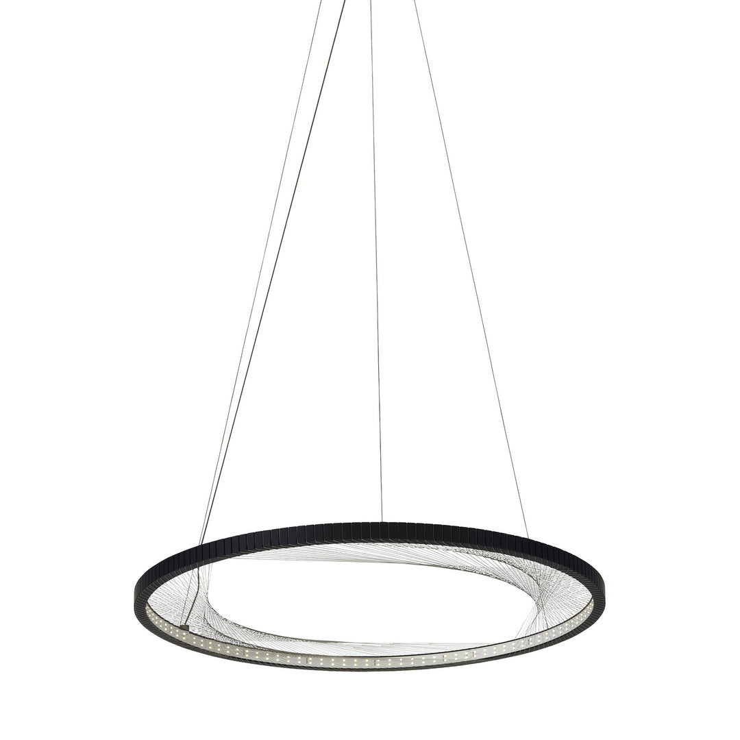 Visual Comfort Modern Interlace 700INT30B-LED827 Chandelier Light - Black