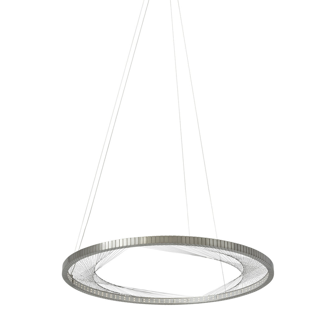 Visual Comfort Modern Interlace 700INT30S-LED827 Chandelier Light - Satin Nickel