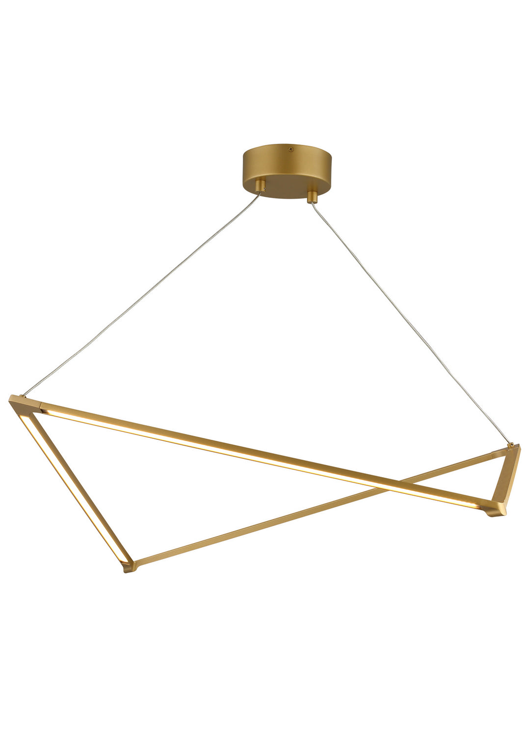 Visual Comfort Modern Balto 700LSBLTG-LED930 Pendant Light - Satin Gold
