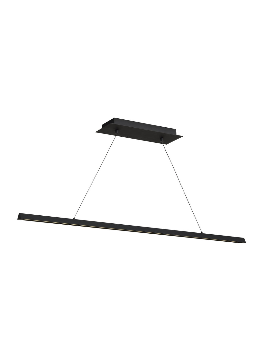 Visual Comfort Modern Dessau 700LSDES48B-LED92730 Pendant Light - Nightshade Black