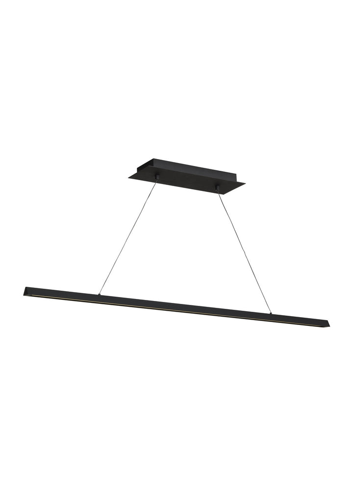 Visual Comfort Modern Dessau 700LSDES48B-LED92730 Pendant Light - Nightshade Black