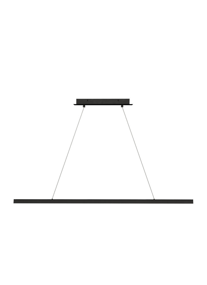 Visual Comfort Modern Dessau 700LSDES48B-LED92730 Pendant Light - Nightshade Black