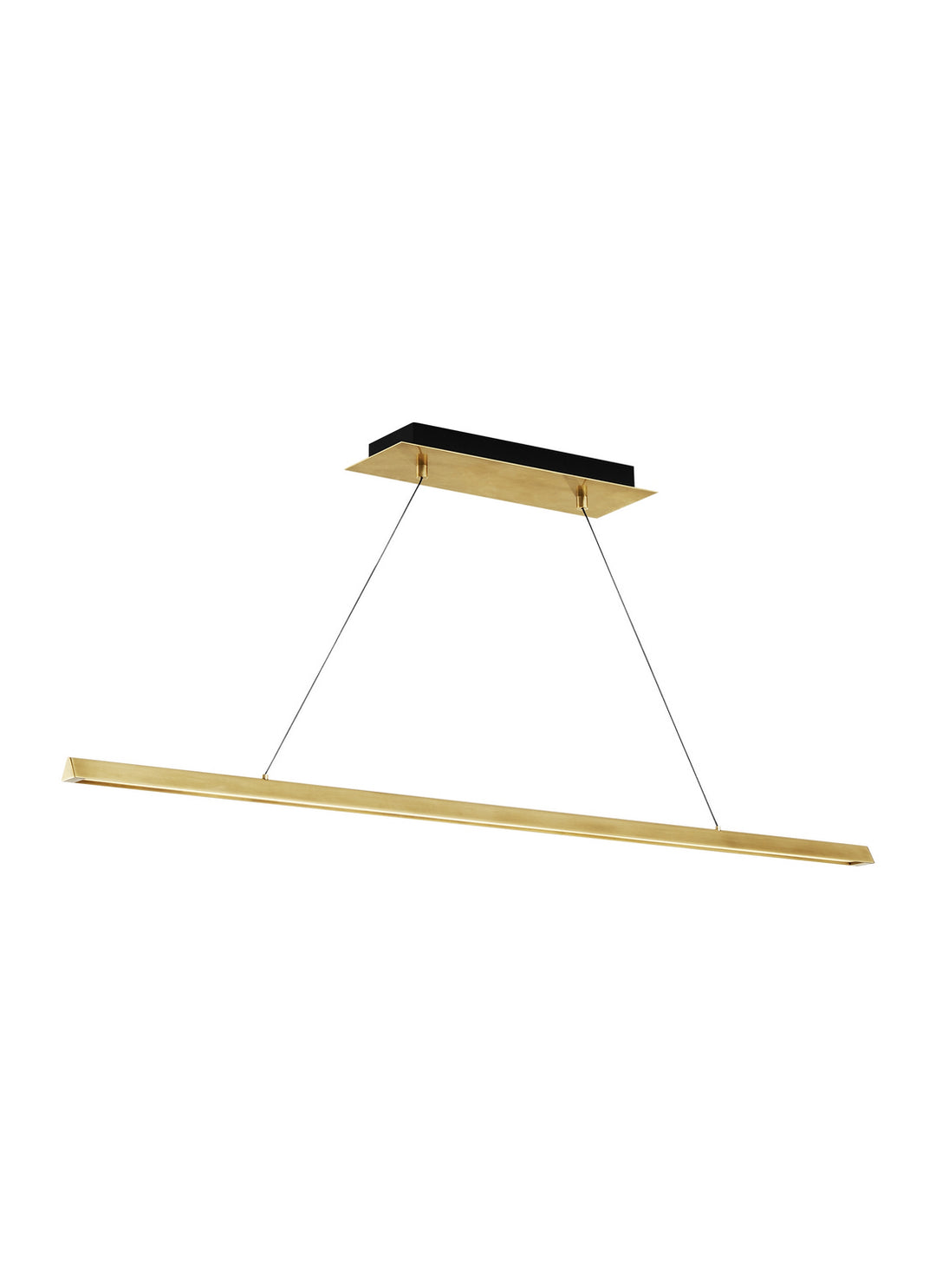 Visual Comfort Modern Dessau 700LSDES48NB-LED92730 Pendant Light - Natural Brass