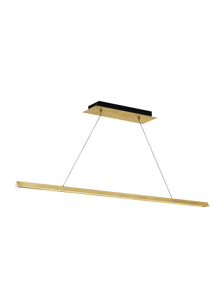 Visual Comfort Modern Dessau 700LSDES48NB-LED92730 Pendant Light - Natural Brass