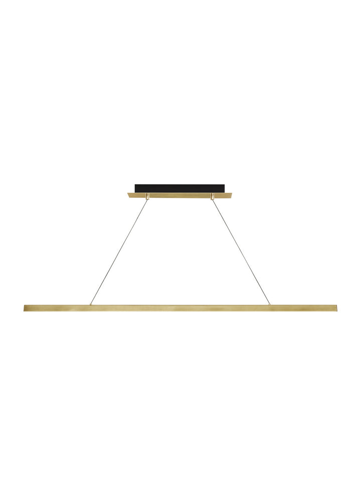 Visual Comfort Modern Dessau 700LSDES48NB-LED92730 Pendant Light - Natural Brass