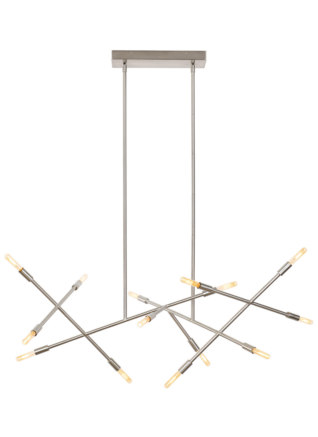 Visual Comfort Modern Line Wave 700LSLNVS-LED927 Pendant Light - Satin Nickel