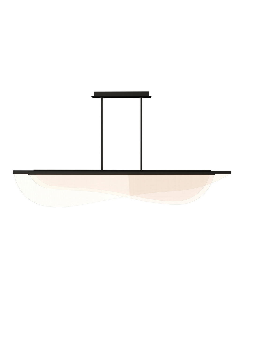 Visual Comfort Modern Nyra 700LSNYR60B-LED930 Pendant Light - Nightshade Black