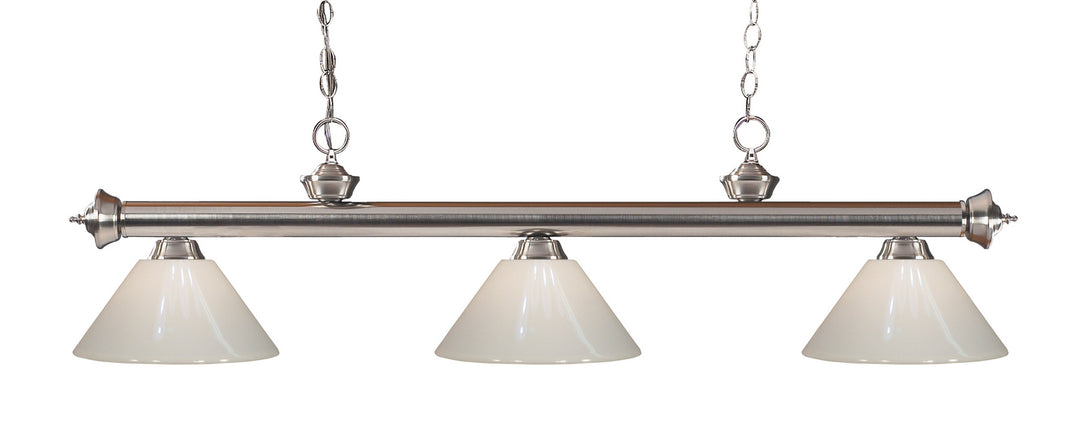 Z-Lite Riviera 100703BN-PWH Pendant Light - Brushed Nickel