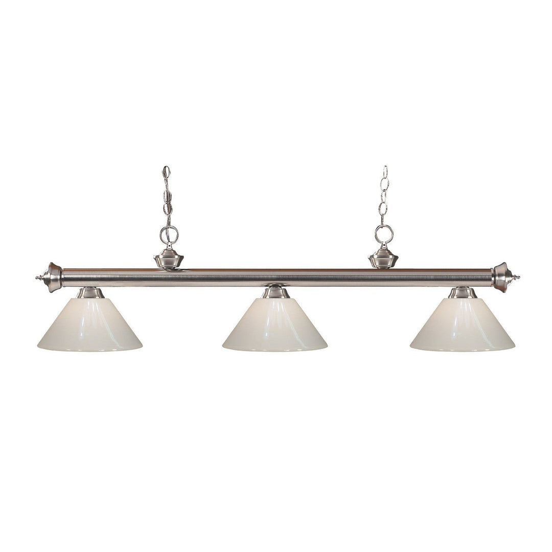 Z-Lite Riviera 100703BN-PWH Pendant Light - Brushed Nickel