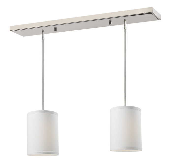 Z-Lite Albion 171-6-2W-SQ Pendant Light - Brushed Nickel