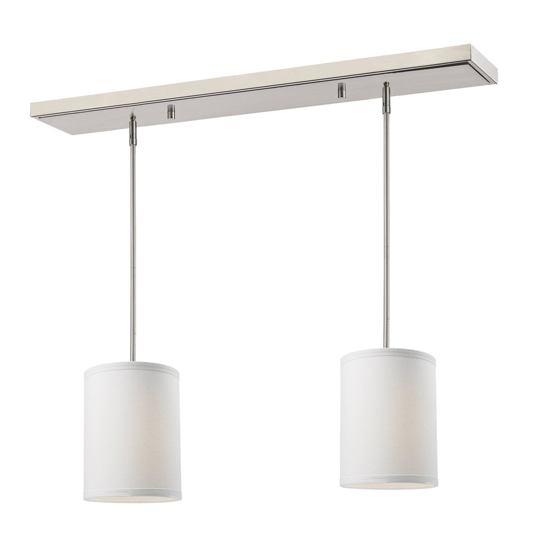 Z-Lite Albion 171-6-2W-SQ Pendant Light - Brushed Nickel