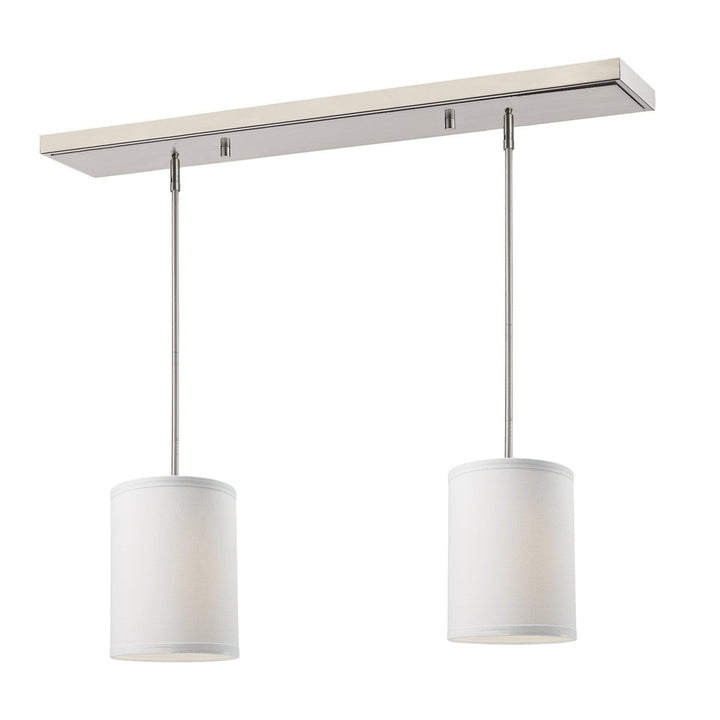 Z-Lite Albion 171-6-2W-SQ Pendant Light - Brushed Nickel