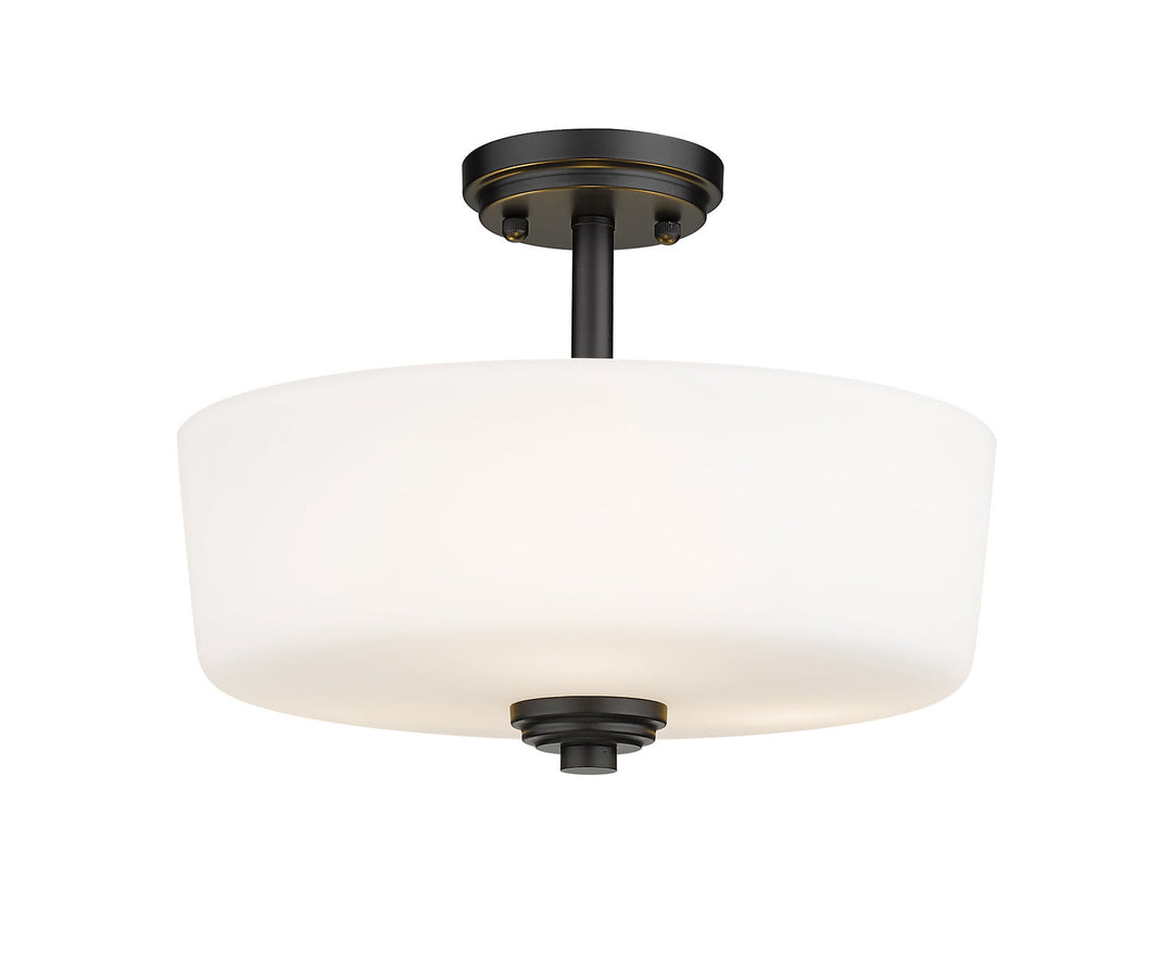 Z-Lite Arlington 220SF3-MB Ceiling Light - Matte Black