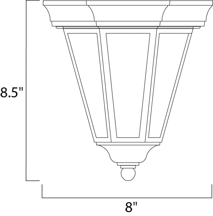 Maxim Lighting 1027BK  Westlake Outdoor Black